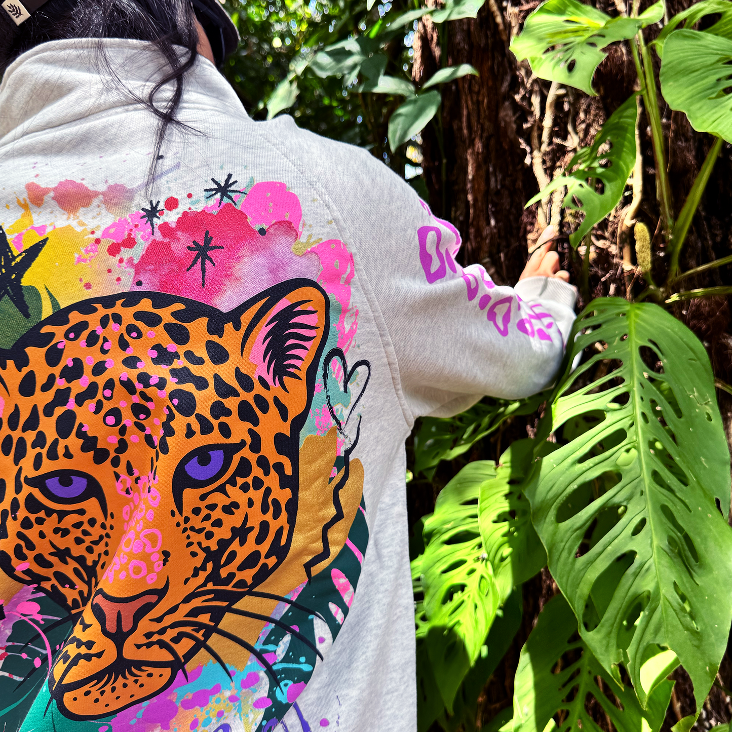 Tiger and Flowers