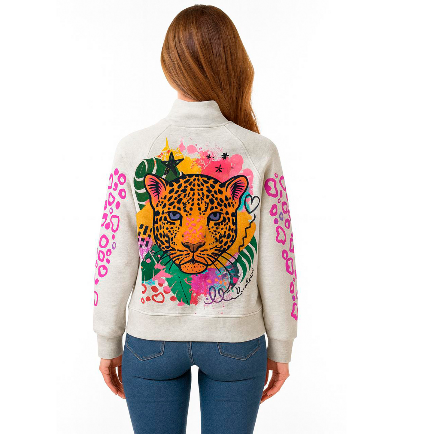 Tiger and Flowers